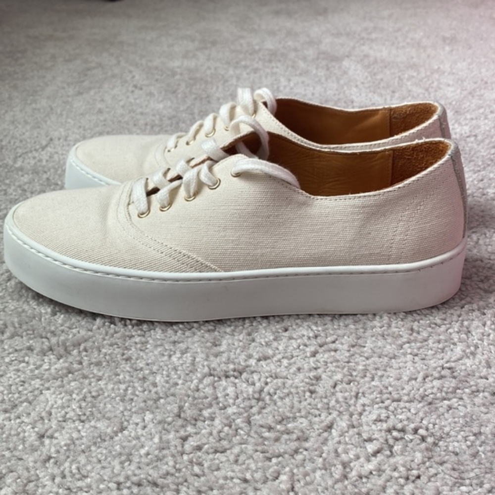 Sézane Matteo Baskets sz 7 (Ecru)